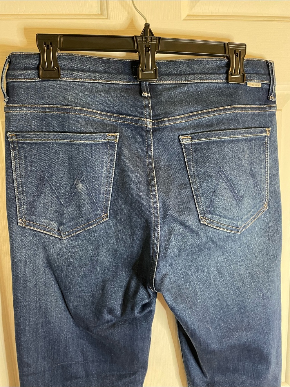 MOTHER Women's Indigo Straight Jeans 'The Runaway' Size 31 - Picture 8 of 8